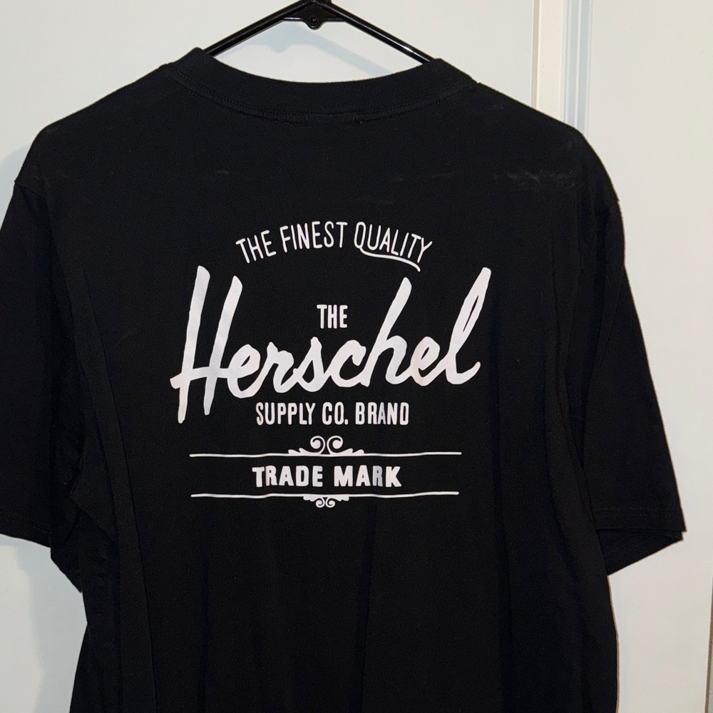 Herschel Supply Company Black Graphic Tee